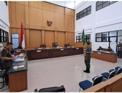 Kasus Pembunuhan Dilakukan Oknum TNI Terhadap Tunangannya Digelar